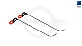 Set of hook for difficult access EN03