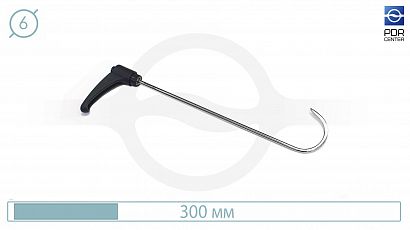 Hook with rotary handle BS0606E (Ø6 mm, 300 mm)
