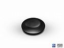 The solid stub of black plastic (Ø 12 mm, with a hat)