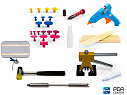 Set PDR tool for self-removal of dents without painting is very large