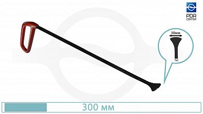 Whale tail "Flex Black" 1380610 (300 mm)