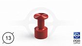 NUSSLE PROFI Caps for minilifter (Ø 13, red)