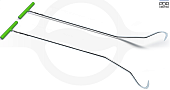 Hooks Freddy 3102121 (Ø12 mm, 960 mm) - right and left