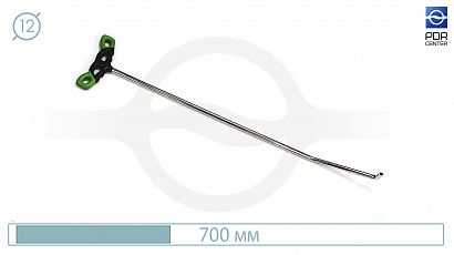 Hook with a double bend screw-on tips TT1214V (Ø12 mm, 700 mm)