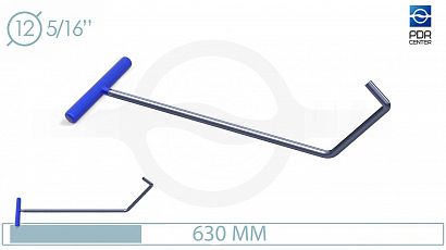 Hook under the nozzle, with double bend 1121354 (Ø12 mm, 650 mm)