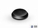 The solid stub of black plastic (Ø 19 mm)