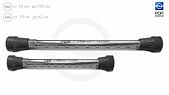 Set of telescopic stops with mechanical lock 1PDR