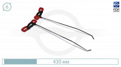 Right twister hook BM0609L (Ø6 mm, 430 mm)