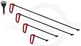 Set of whale tails "Flex Black" 3104019 (4 pieces)