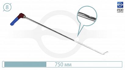 Shaved hook with rotary handle BM0815C (600mm) "Half shaved"