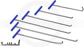 A set of hooks under the screw heads,19 items