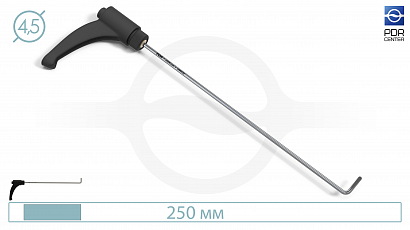Hook with swivel handle 1040532 (Ø4,5 mm, 250 mm)