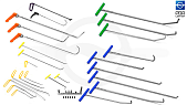 A set of hooks with nozzles 38 items