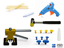 Set PDR tool for self-removal of dents without painting medium