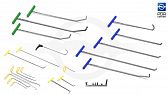 A set of hooks with nozzles 27 items