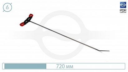 Hook for difficult access TT0615C (Ø6 mm, 720 mm)