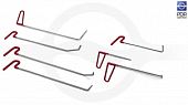 A set of hooks to repair dents (7 pieces)