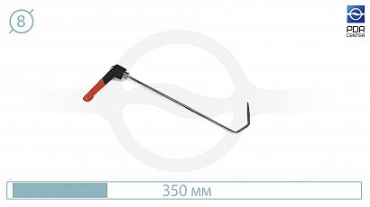 Hook with rotary handle SP0809F (Ø8 mm, 350 mm)