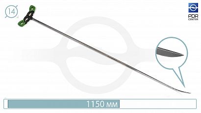 Hook with a smooth bend KT1424I (Ø12 mm, 1150 mm)