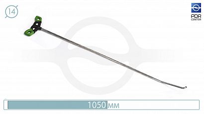 Hook with a double bend screw-on tips TT1221V (Ø12 mm, 1050 mm)