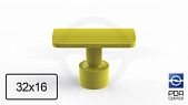 Glue fungus SUPER NUSSLE, rectangular, 32*16 mm