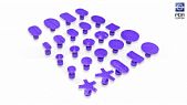 Set of fungi GT-12 (24 pieces)