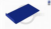 Protective screen plastic 450х250х3 mm