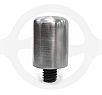 Metal nozzle "Pig" cylindrical rounded large, thread 5/16"