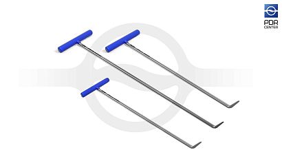 A set of hooks with a rounded tip (3 pieces)
