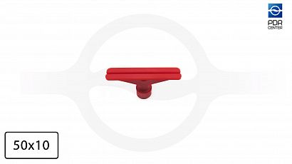 Glue fungus NUSSLE GROS TINY 50h10 mm, red